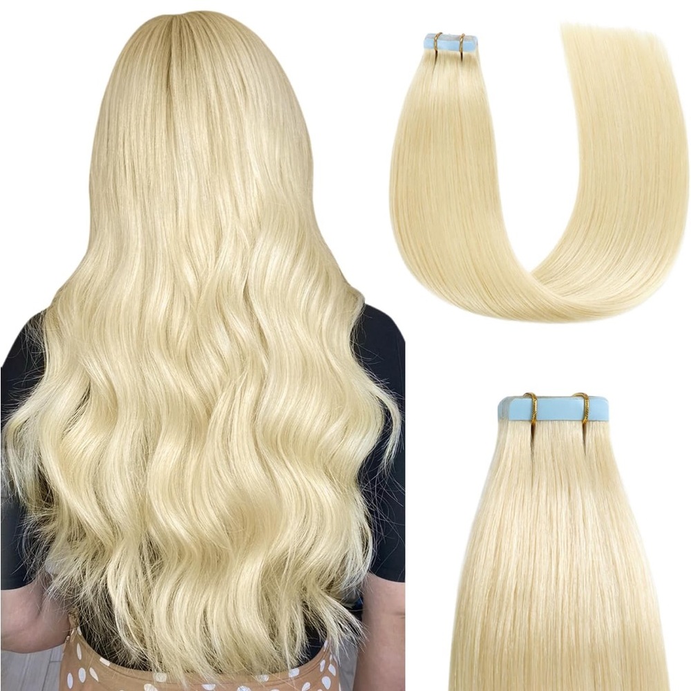 Blonde Hair Extensions 100% Remy Human Hair 12” 20pc 40g